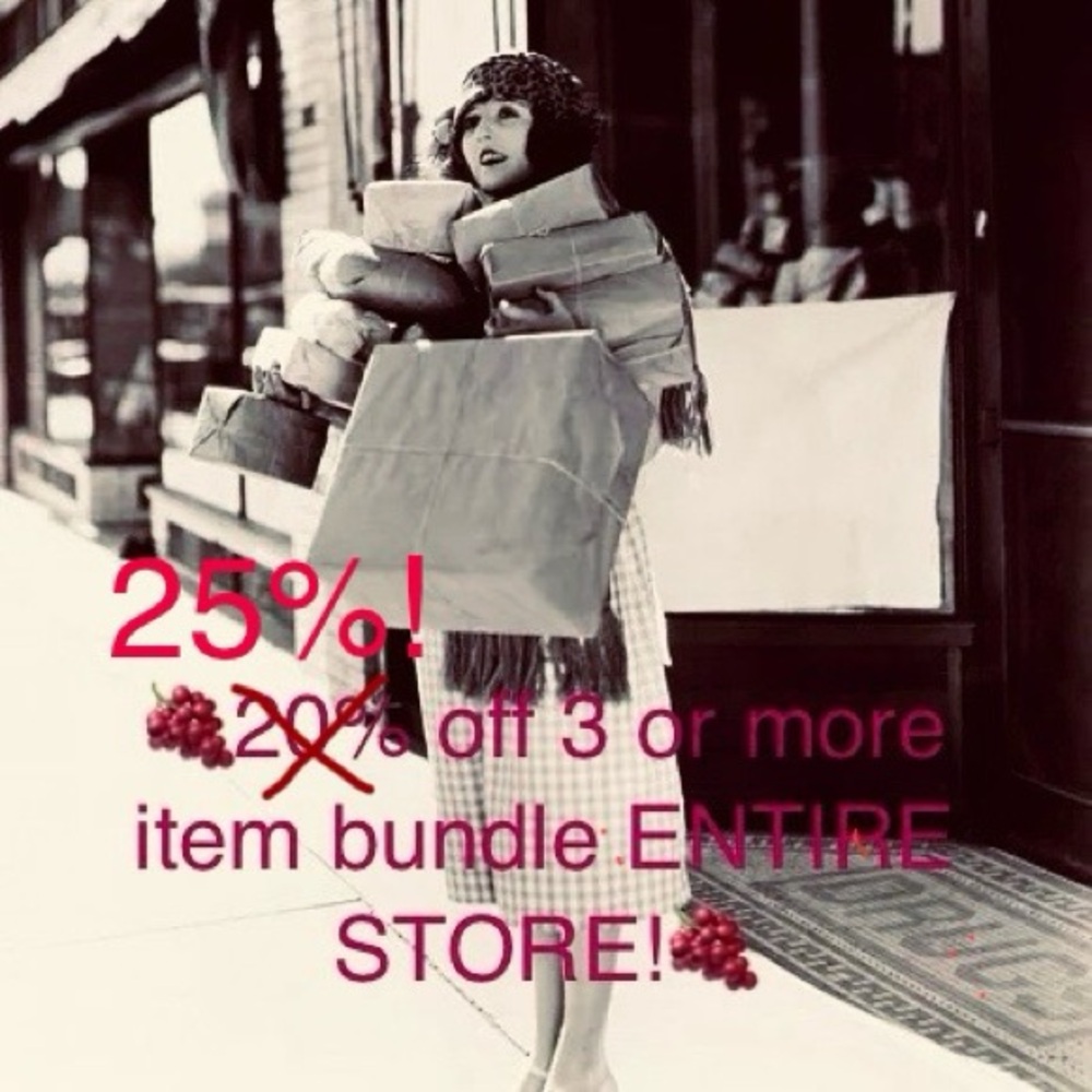 20% off 3 or more items entire store!!
